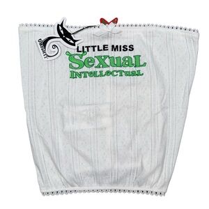 Omighty White Pointelle Shrek Tube Top